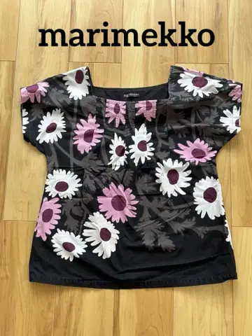 marimekko 마리메꼬 꽃무늬 반팔 상의