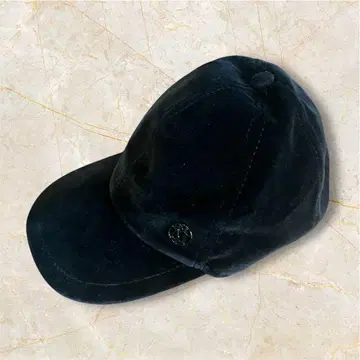 MAISON MICHEL 블랙 벨로아 캡