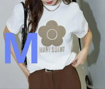 MARY QUANT PUBLUX 사가라 자수 티셔츠