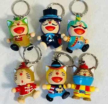 도라에몽 소프트 비닐 키링 6개 세트