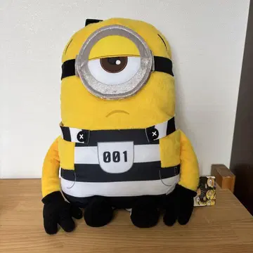 미니언 죄수 의류 봉제 인형 백팩