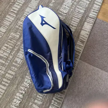 Mizuno 스포츠 라켓 백 네이비/화이트