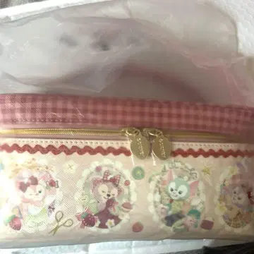 닷피 프렌즈 스트로베리 펠트 기프트 파우치