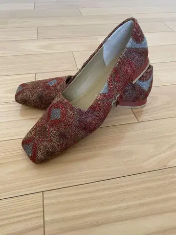 오데뜨 앤 오딜 25cm 스퀘어토 신발 와인색