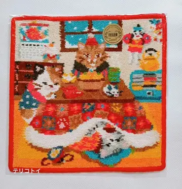 FEILER 페이러 손수건 마타리 코타츠 고양이 미사용 새상품