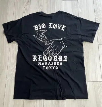 big love records 한정판 티셔츠 L