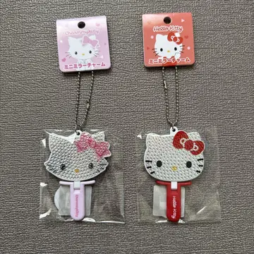 산리오 키라데코 미니 거울 참