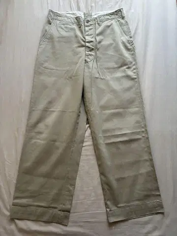 1950년대 USARMY M45 카키색 바지 45 치노