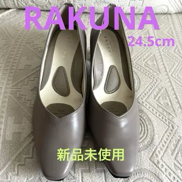 RAKUNA 그레이 펌프스 24.5cm 4E