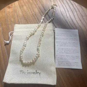 빠른 배송] 담수 진주 목걸이 화이트