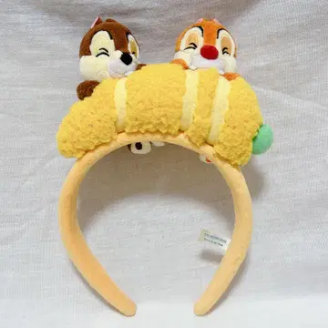 칩과 데일 봉제 인형 머리띠 옥수수 도쿄 디즈니 리조트