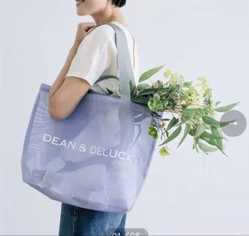 DEAN&DELUC 6월 17일(화) 출시 메쉬 토트백 라일락 L