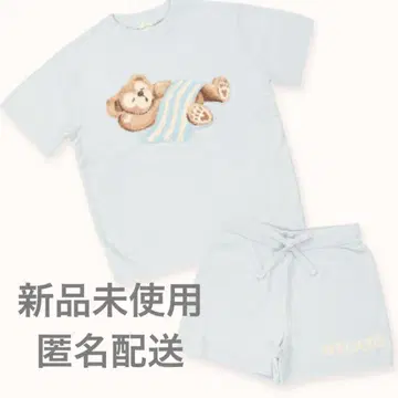 룸웨어 반팔 블루 더피 앤 프렌즈 젤라또피케