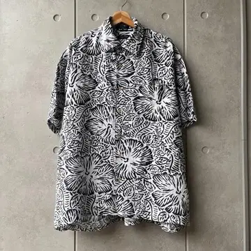 NAUTICA 노티카 린넨 반팔 알로하 셔츠