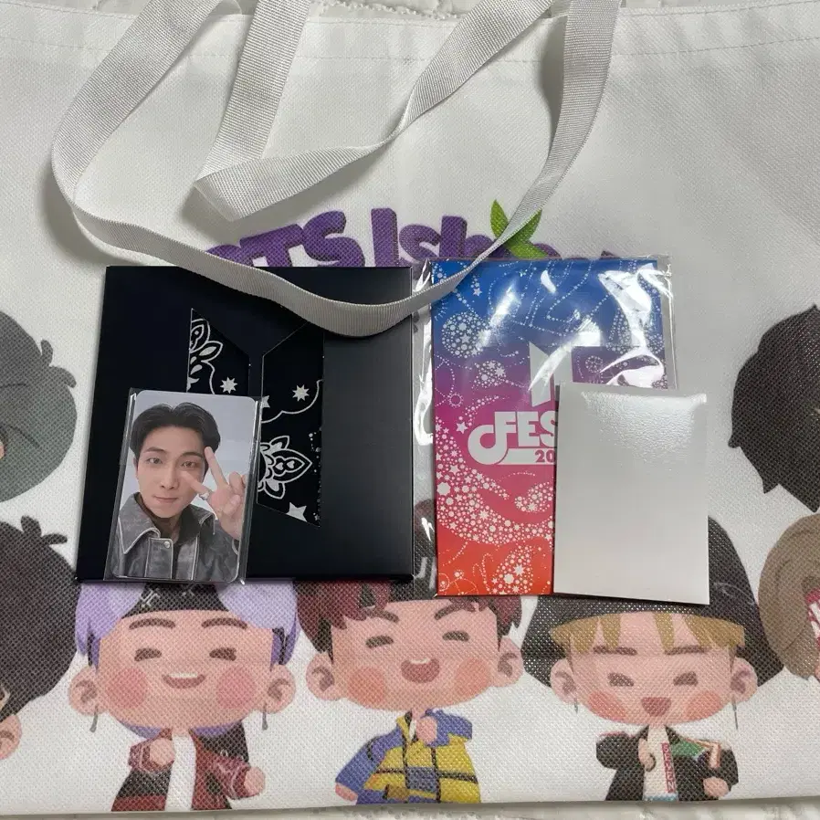 2025 Bts FESTA ARMY Zone Photocard Bandana Set on Bunjang