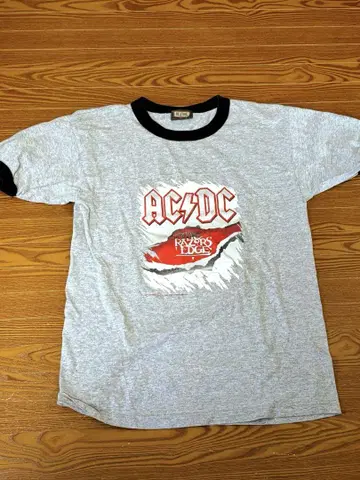 AC/DC 링거 티셔츠 빈티지 락 T