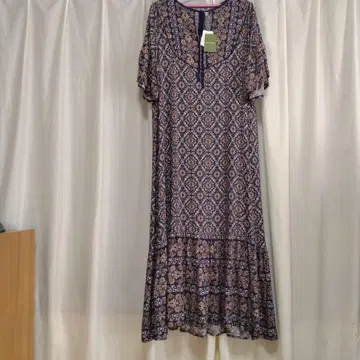 FREAK'S STORE 네이비 꽃무늬 롱 원피스