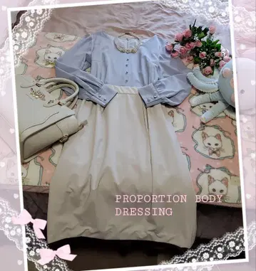 PROPORTION BODY DRESSING 무릎 기장 원피스