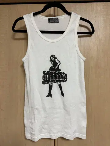 HYSTERIC vixen girl 탱크탑 화이트