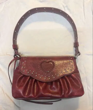 moussy 마우지 HEART GATHER 스터드 백 핸드백