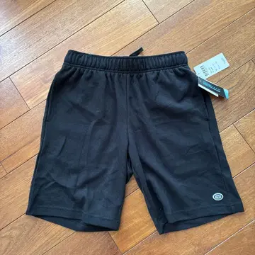 디스커스 블랙 하프 팬츠 허리밴딩