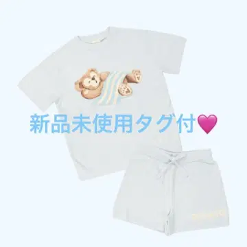 룸웨어 반팔 블루 더피 앤 프렌즈 젤라또피케