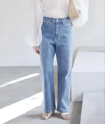SLOBE IENA LE DENIM 스트레이트 팬츠 데님 38