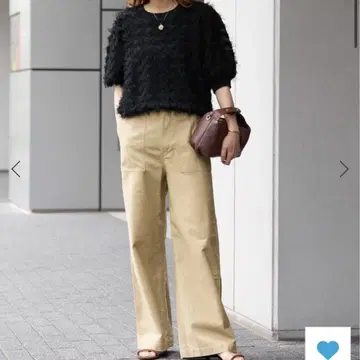 와이드 베이커 팬츠 journalstandard relume 베이지 36