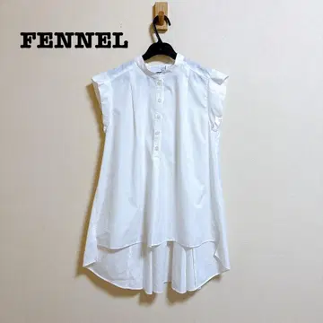 새상품급 FENNEL 페넬 슬리브리스 블라우스
