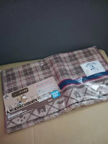 냥코 선생님 탐정 체크 무늬 스톨 C상
