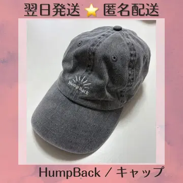 HumpBack 험프백 자수 로고 캡 데님 소재 블랙