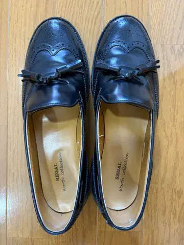 REGAL 태슬 로퍼 블랙 26 1/2EE