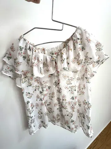 IENA 꽃무늬 쉬폰 블라우스