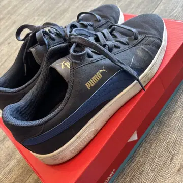 PUMA 푸마 스매시 V2 SS 와이드 네이비 28cm 남성용 스니커즈