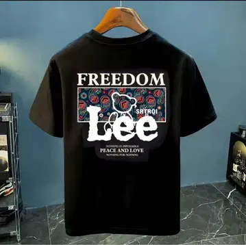 새상품: 그래픽 티셔츠 블랙