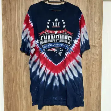 해외 구제 의류 마제스틱 패트리어츠 NFL 타이다이