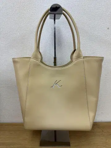 컨디션 최상 키타무라 kitamura 핸드백 토트백 베이지