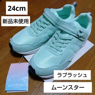 새상품 문스타 러브러쉬 신발 민트색 24.0EE 여자아이