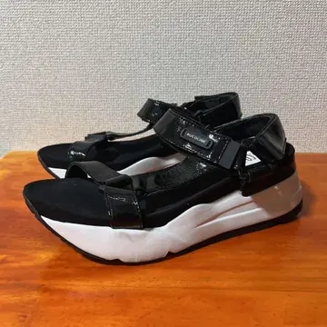 루코라인 샌들 블랙 검정 38 24cm
