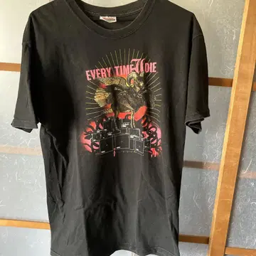 Hanes EVERY TIME I DIE 티셔츠 헤인즈 밴딩 티셔츠