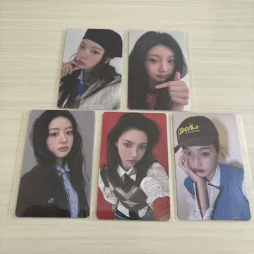 ILLIT bomb weverse 라키드로 트레이딩 카드 컴프 5장 세트