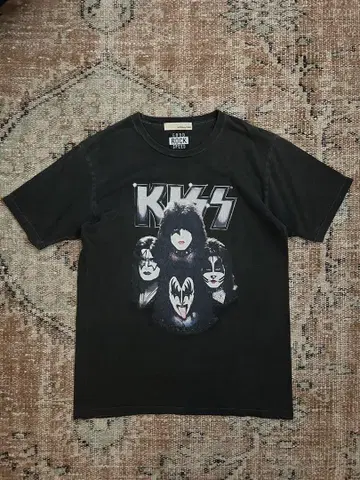 레어 good rock speed KISS 빈티지 가공 티셔츠 ACDC