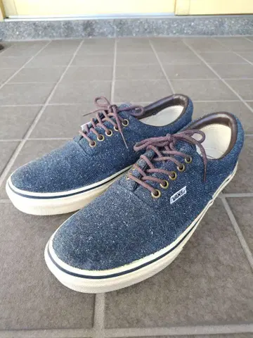 VANS 로우 컷 스니커즈/파랑/데님