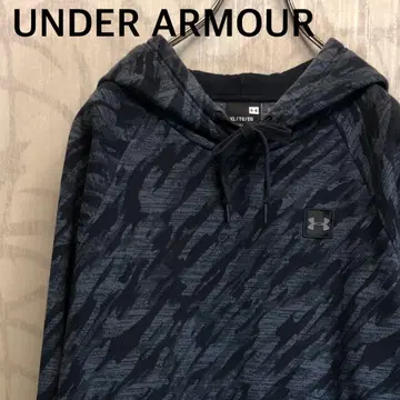 UNDER ARMOUR 언더아머 카모 패턴 후드 부착 후드티 XL Y