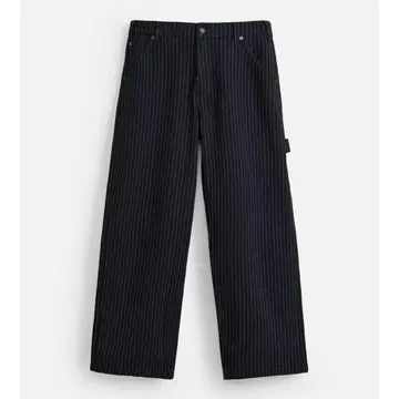 ZARA 스트라이프 패턴 릴랙스 핏 팬츠 EU34 택 포함 새상품 완판템