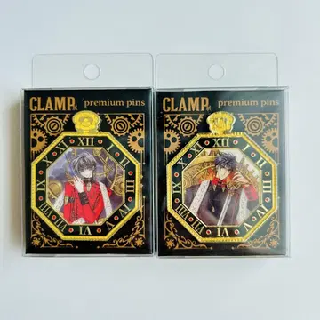 CLAMP 전 X 엑스 프리미엄 핀즈 카미가미 봉인 2개 세트