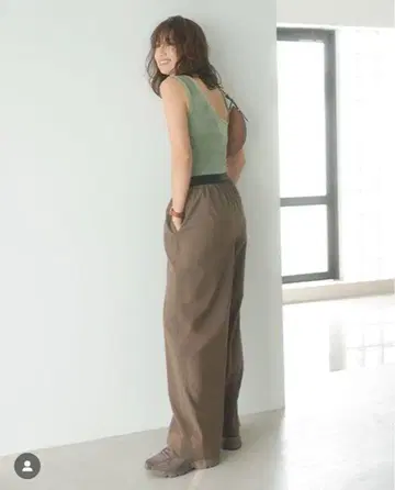 FORME 와이드 팬츠 사이즈 1 브라운