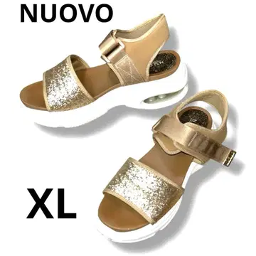 ABC 마트 볼륨 글리터 샌들 NUOVO 통굽 골드 XL