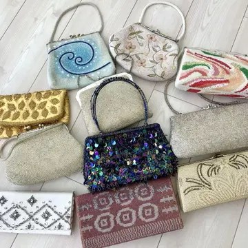 레트로 비즈 백 비즈 백
