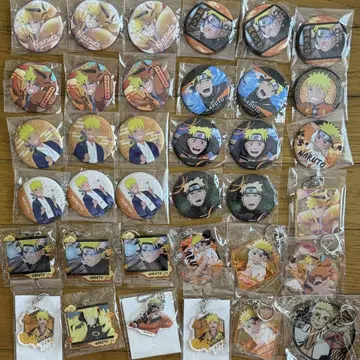 나루토 NARUTO 우즈마키 나루토 캔뱃지 아쿠릴 키링 묶음 판매